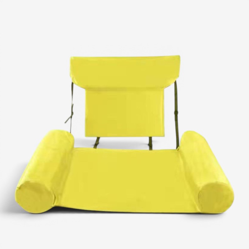 Inflatable Floating Chair with Adjustable Support Strap