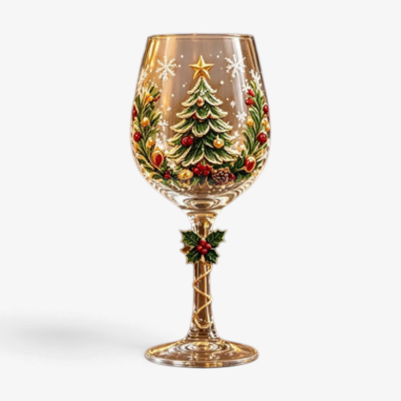 Yulegoblet – Christmas Glass Set With Festive Designs
