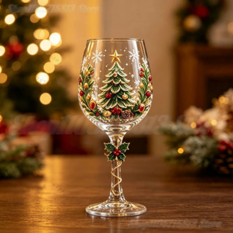 Yulegoblet – Christmas Glass Set With Festive Designs