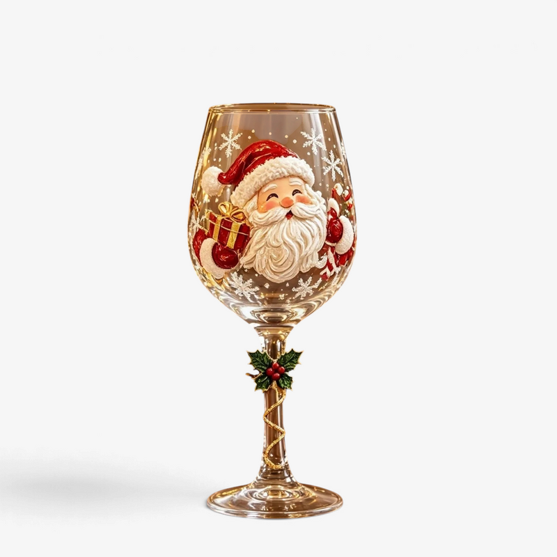 Yulegoblet – Christmas Glass Set With Festive Designs