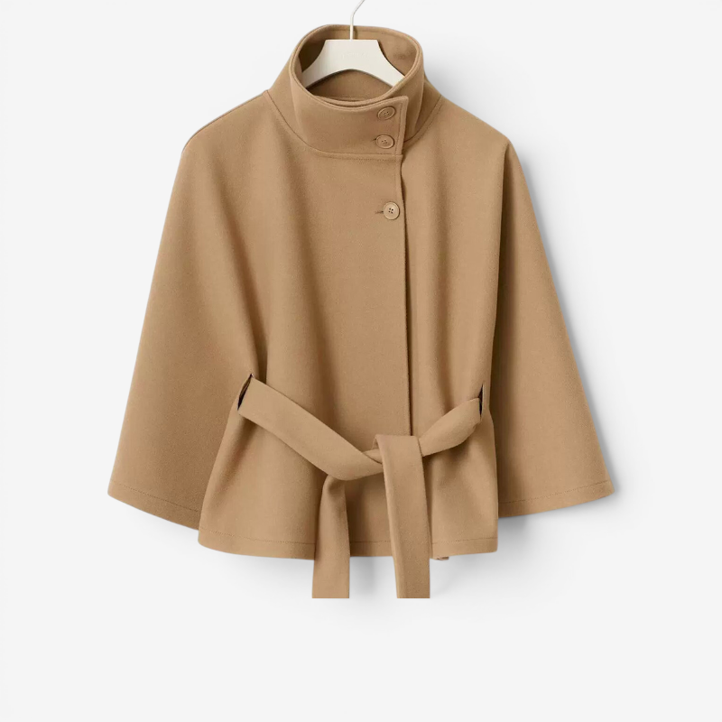 Chic Women's Flare Sleeve Overcoat