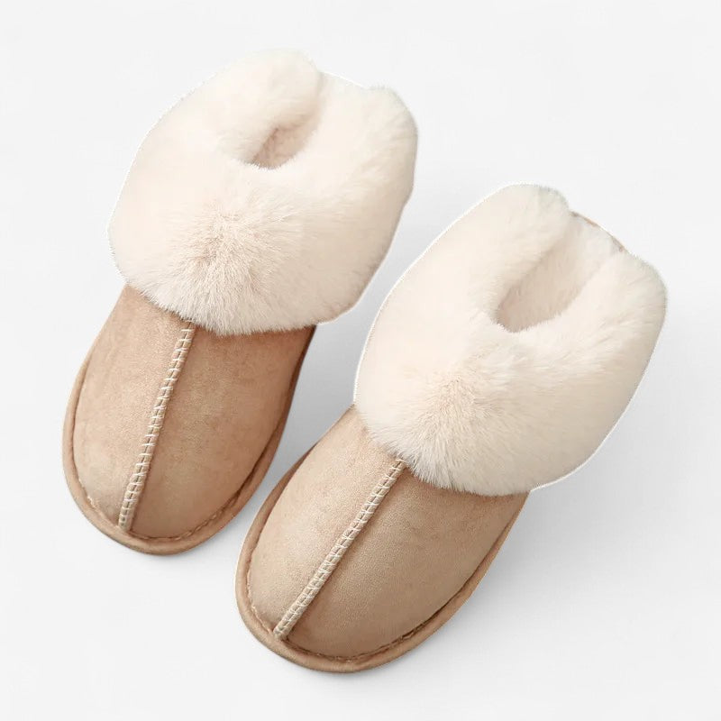 Megan – Pluche pantoffels met antislip zool voor koppels Velani