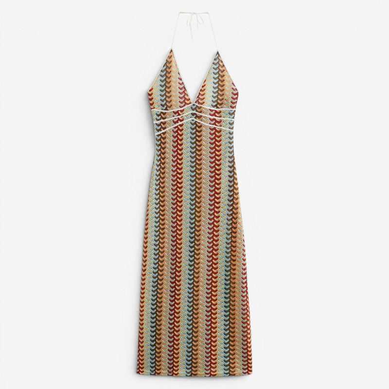 Women’s Maxi Dress Sleeveless V Neck