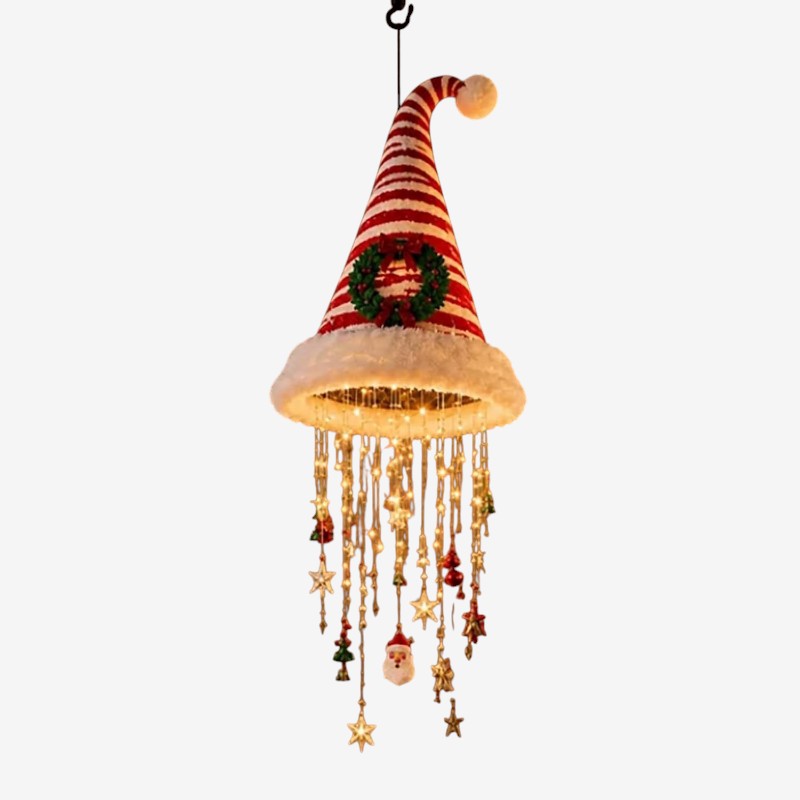 NoelHat - Hanging Hat Decoration With Led Stars