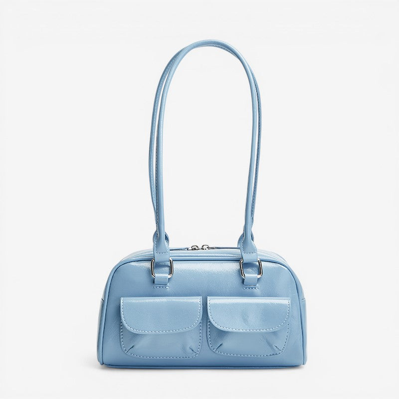 Multi-Pocket Womens Handbag with Handle