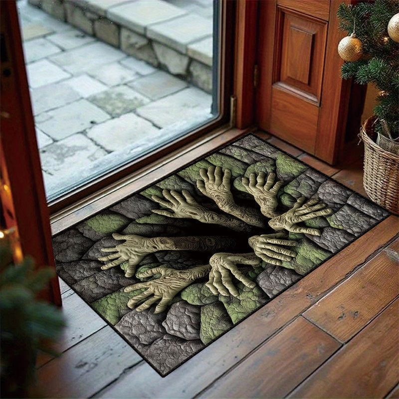 Hallowstep – 3d Halloween Doormat With Optical Illusion