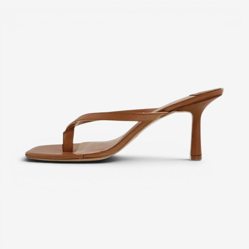 Women's Flip Flop High Heel Sandals with Non Slip Sole