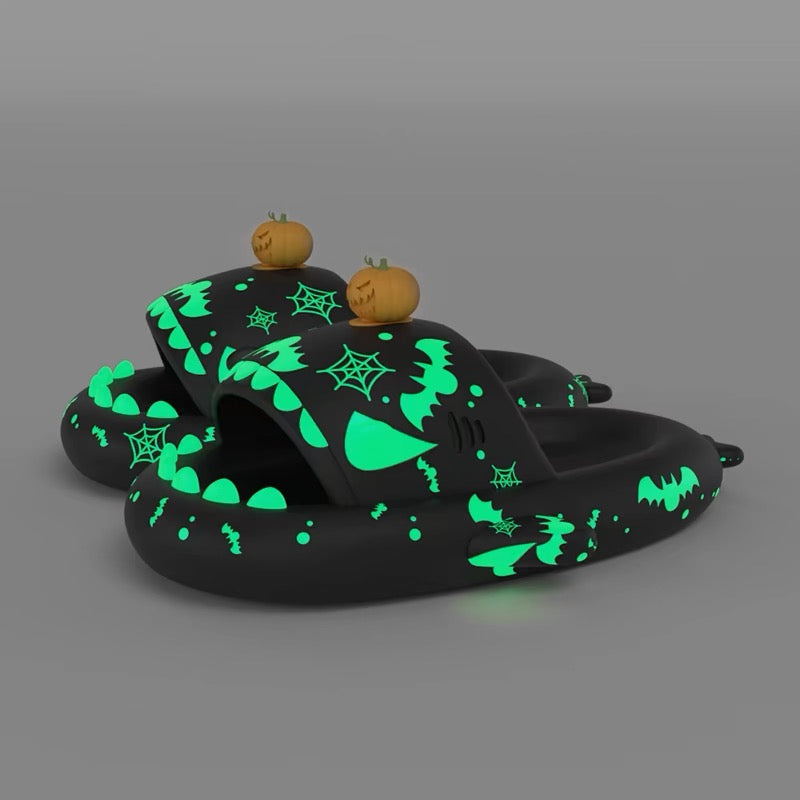 Luna - Halloween Shark Slippers