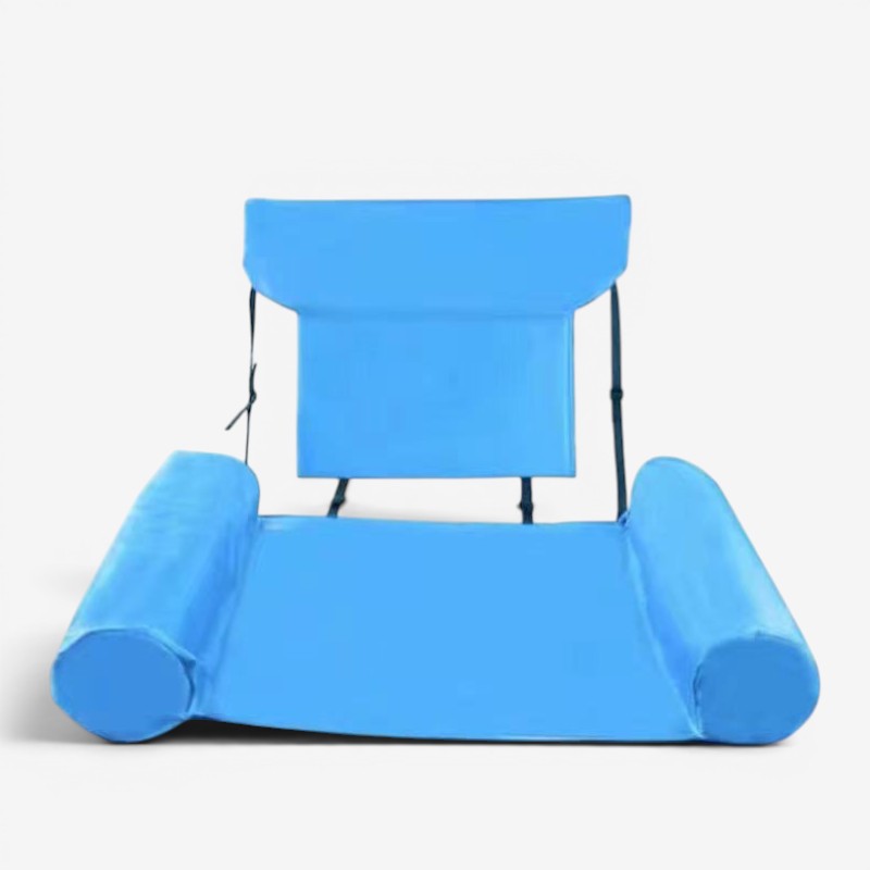 Inflatable Floating Chair with Adjustable Support Strap