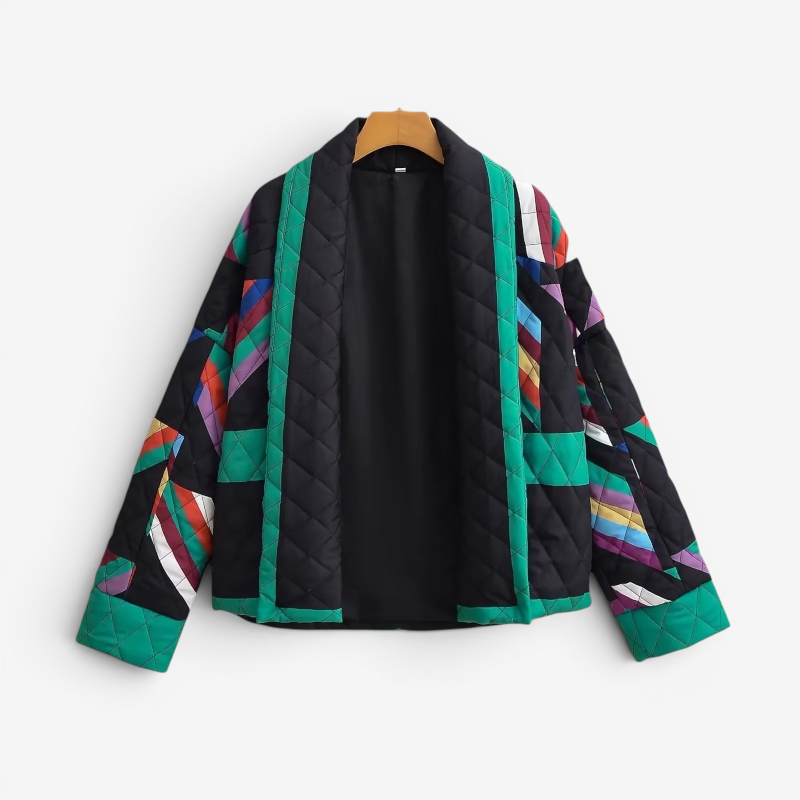 Women's Patterned Long Sleeve Jacket