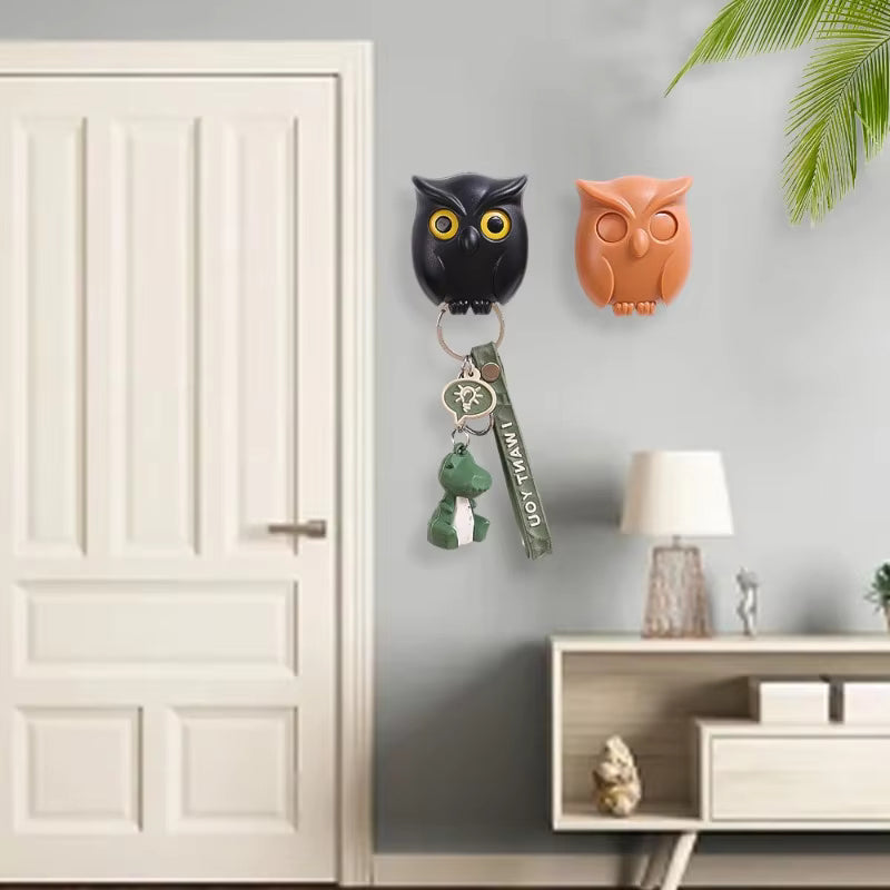 OwlNest - Magnetic Key Holder With Charming Decorative Design