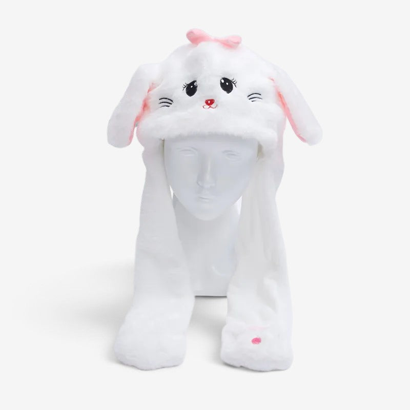 EarBounce Interactive Plush Hat with Moving Ears