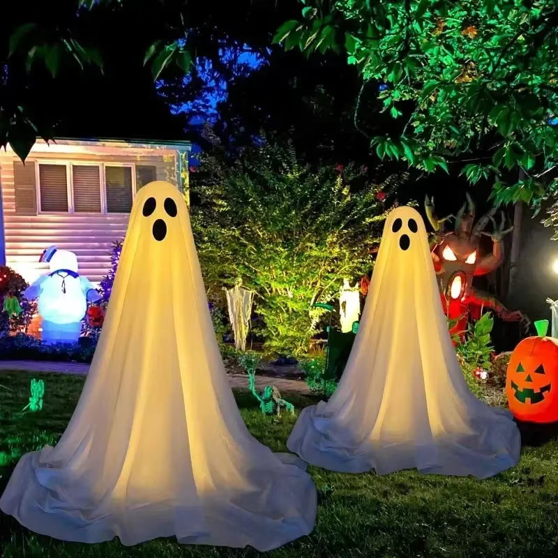 GlowWisp - LED Ghost Halloween Decoration for Indoor and Outdoor Use