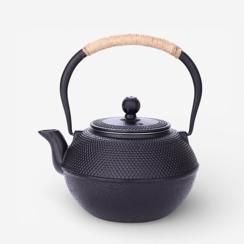BrewNest – Round Base Teapot with Rope Handle