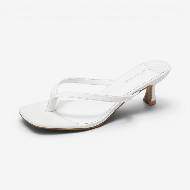 Women's Flip Flop High Heel Sandals with Non Slip Sole