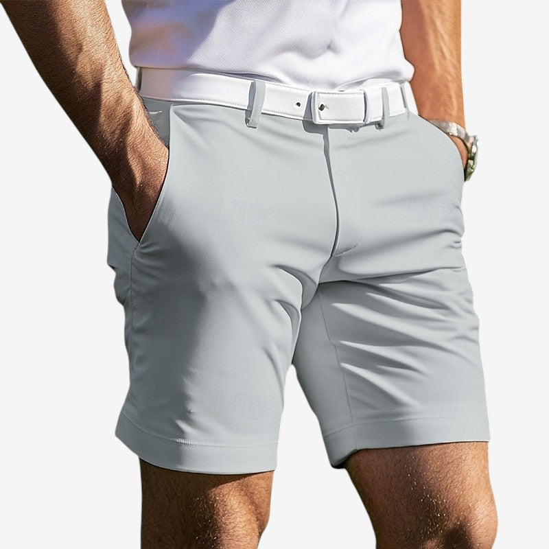 Men's Casual Shorts with Zipper Fly