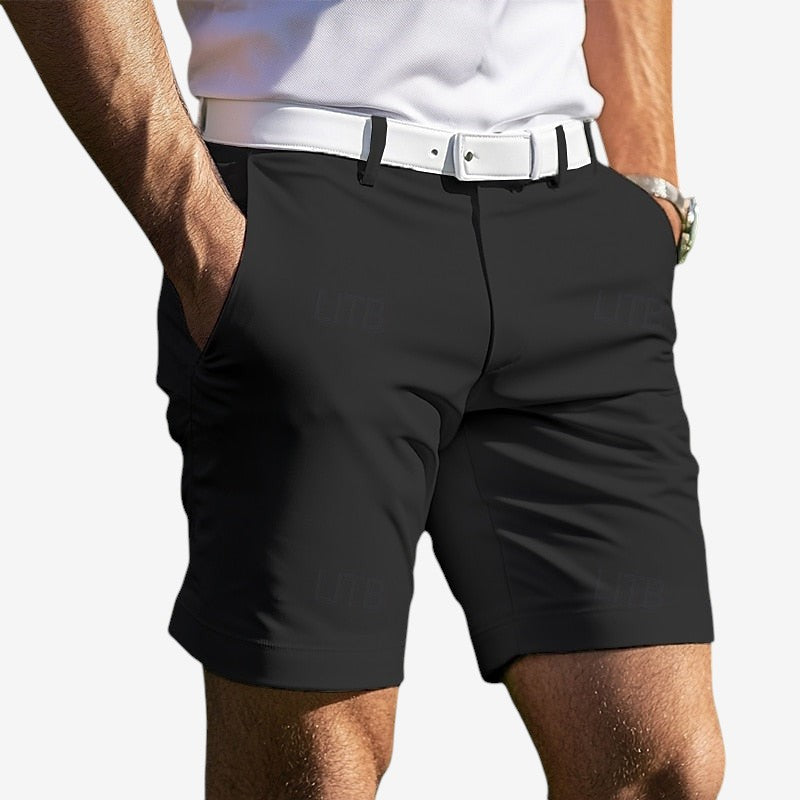 Men's Casual Shorts with Zipper Fly