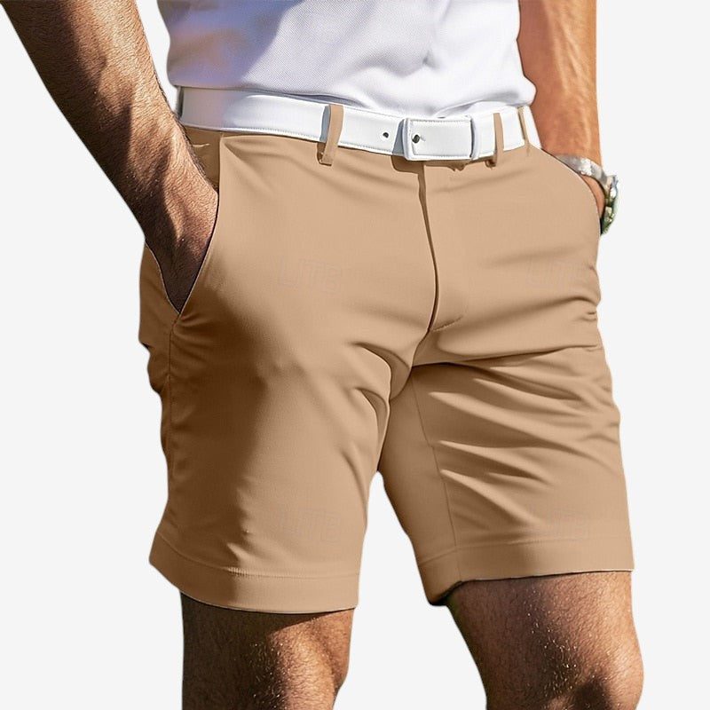 Men's Casual Shorts with Zipper Fly