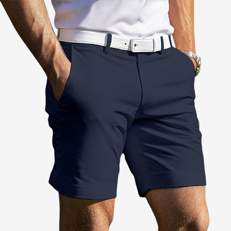 Men's Casual Shorts with Zipper Fly