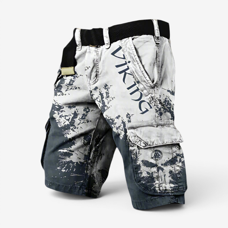 Men's Chic Printed Pocket Shorts