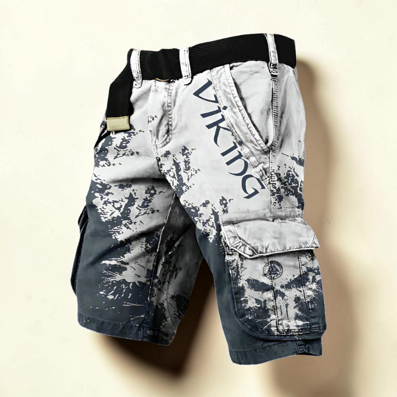 Men's Chic Printed Pocket Shorts