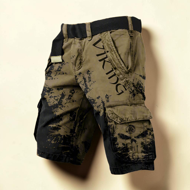 Men's Chic Printed Pocket Shorts