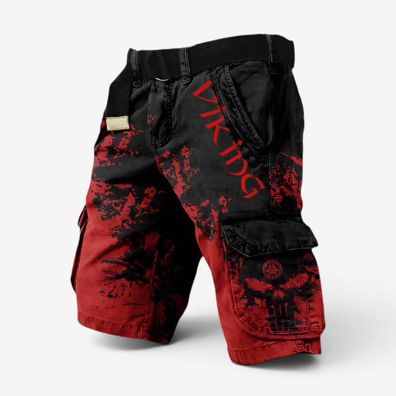 Men's Chic Printed Pocket Shorts