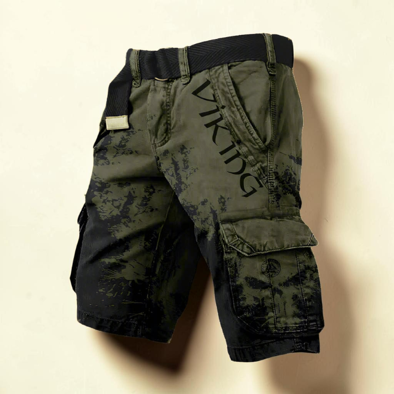 Men's Chic Printed Pocket Shorts