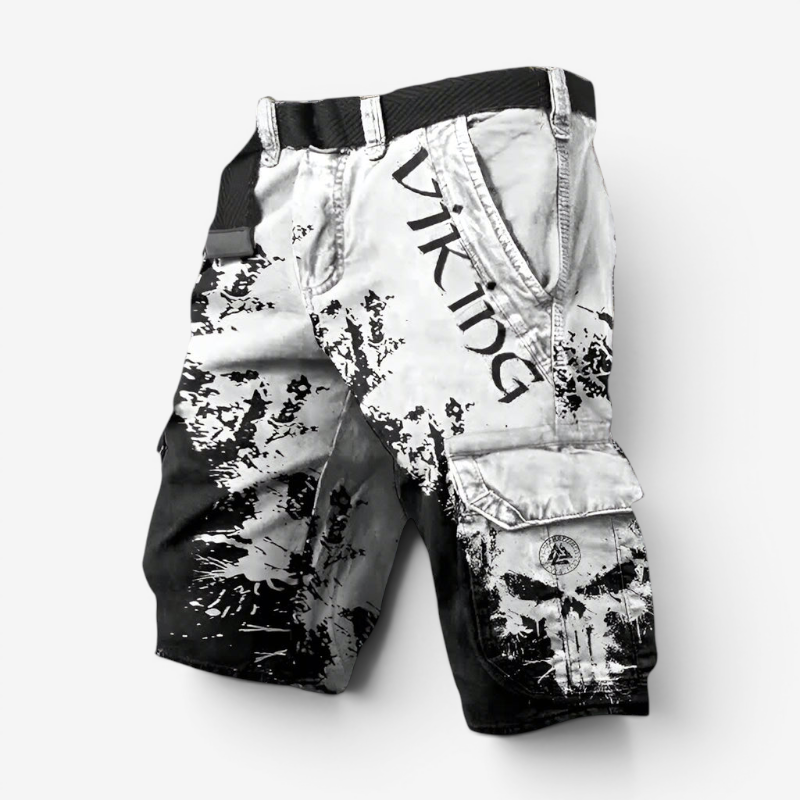 Men's Chic Printed Pocket Shorts