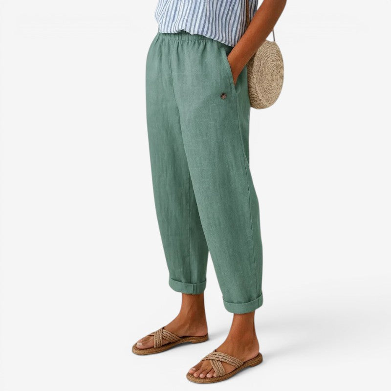 Stylish Wide Leg Pocket Trousers for Women