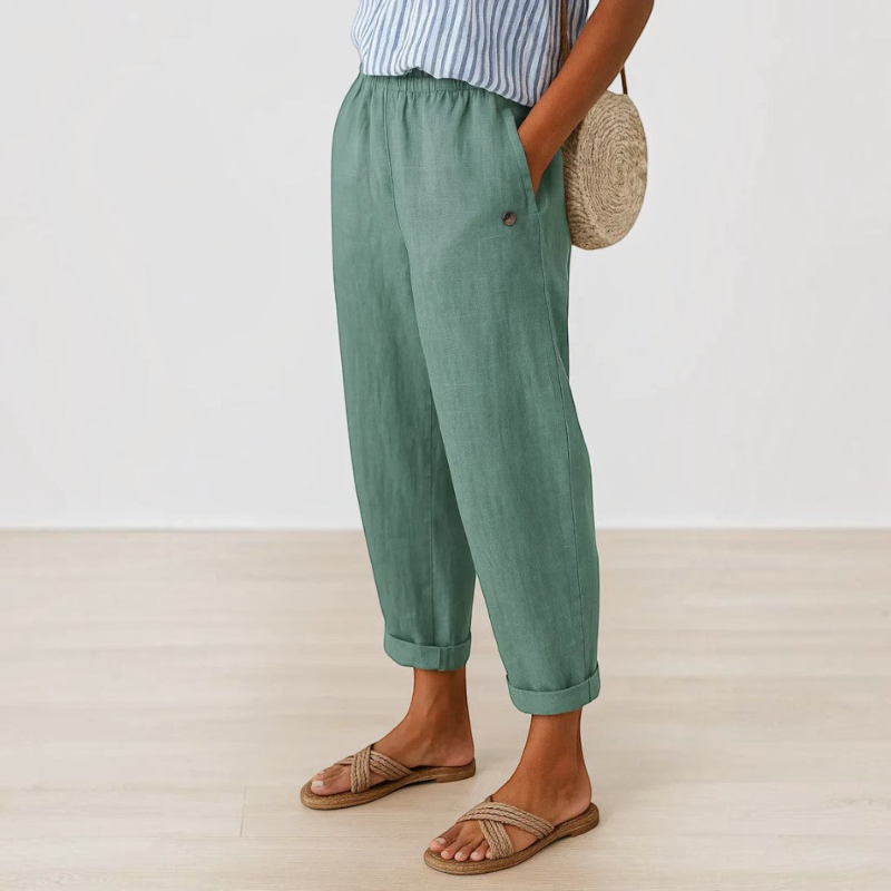 Stylish Wide Leg Pocket Trousers for Women