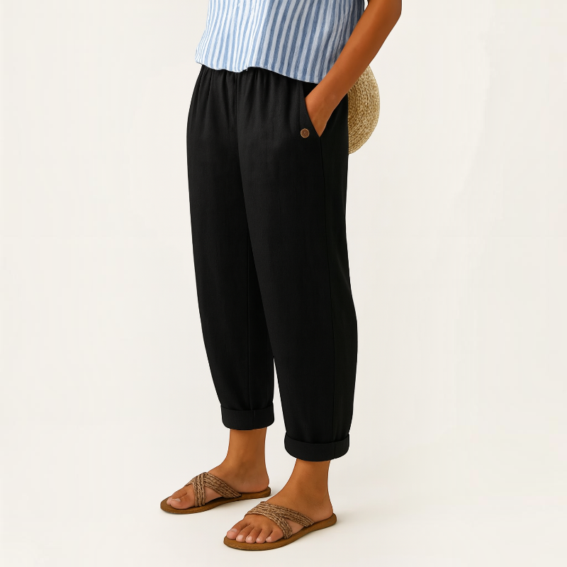 Stylish Wide Leg Pocket Trousers for Women