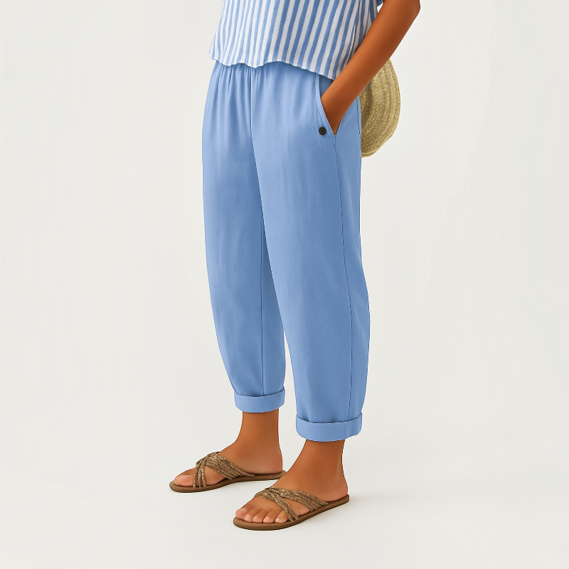 Stylish Wide Leg Pocket Trousers for Women