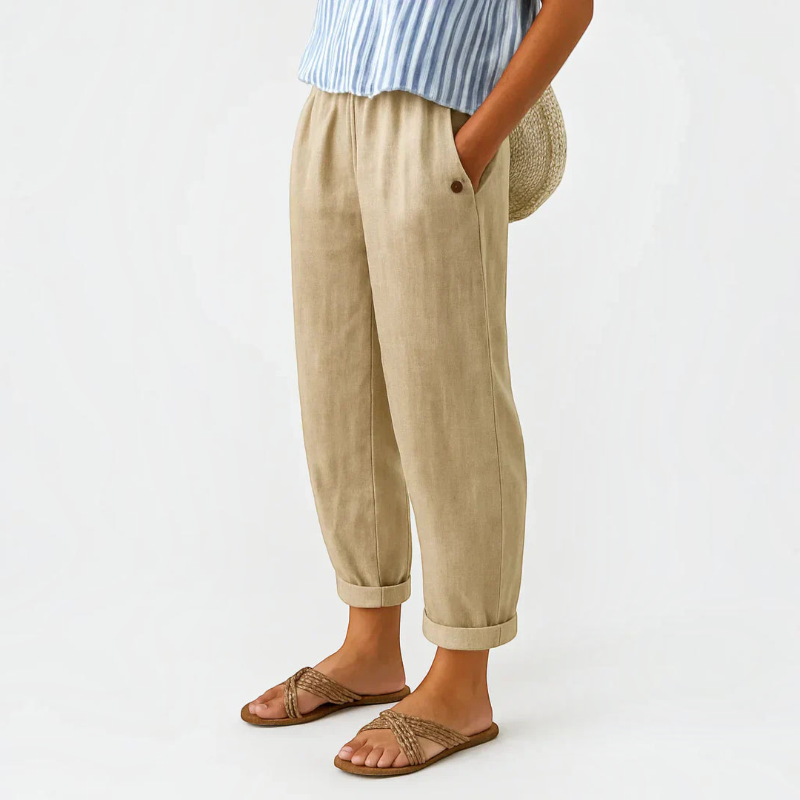 Stylish Wide Leg Pocket Trousers for Women
