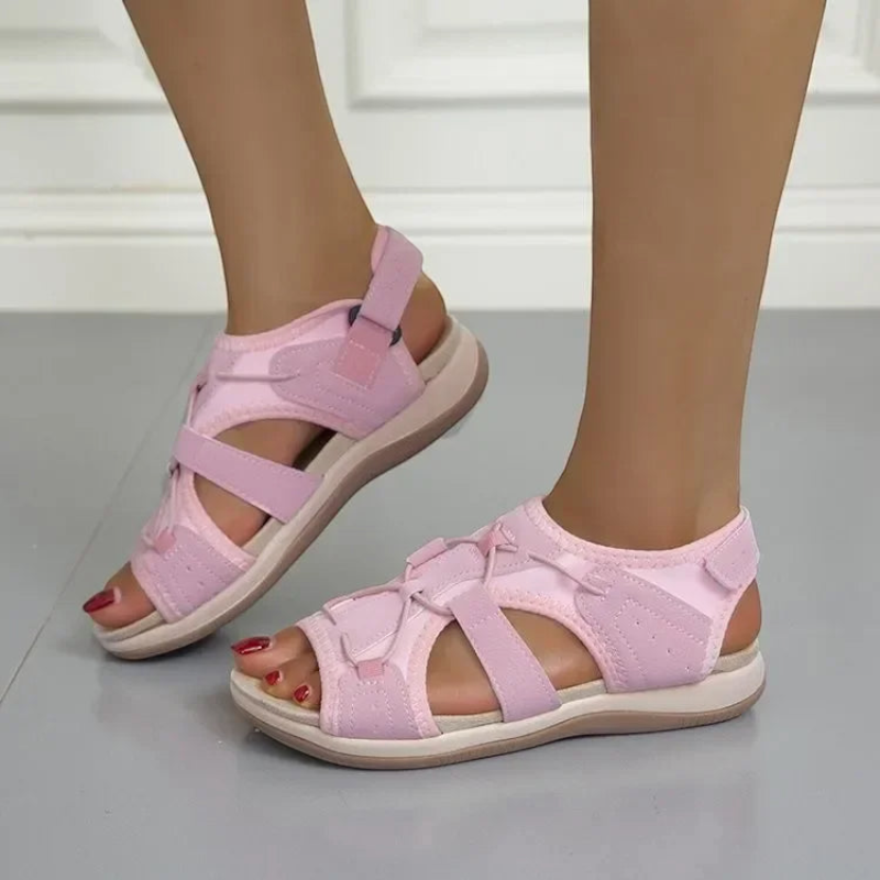 Women's Chic Open Toe Flat Sandals