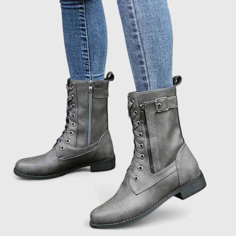 Stylish Lace-Up Ankle Booties for Women