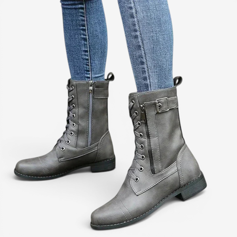 Stylish Lace-Up Ankle Booties for Women