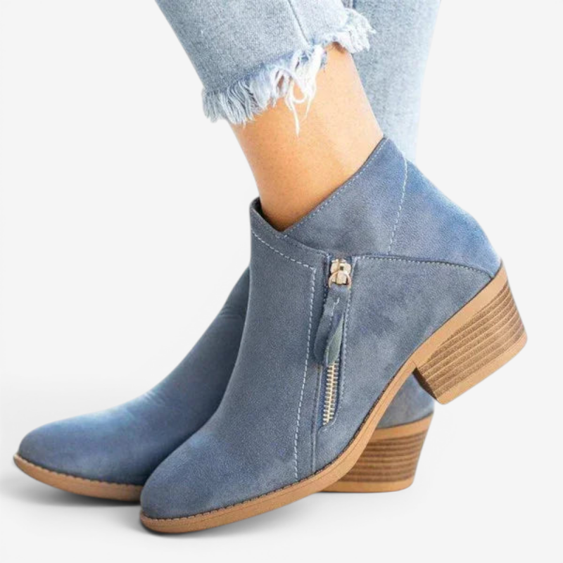 Stylish Women's Round Toe Ankle Boots
