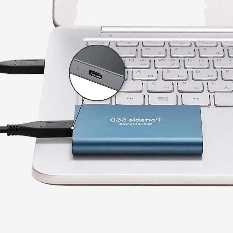 DataLink – Draagbare Externe SSD met Hoge Gegevenssnelheid en Compact Ontwerp Velani