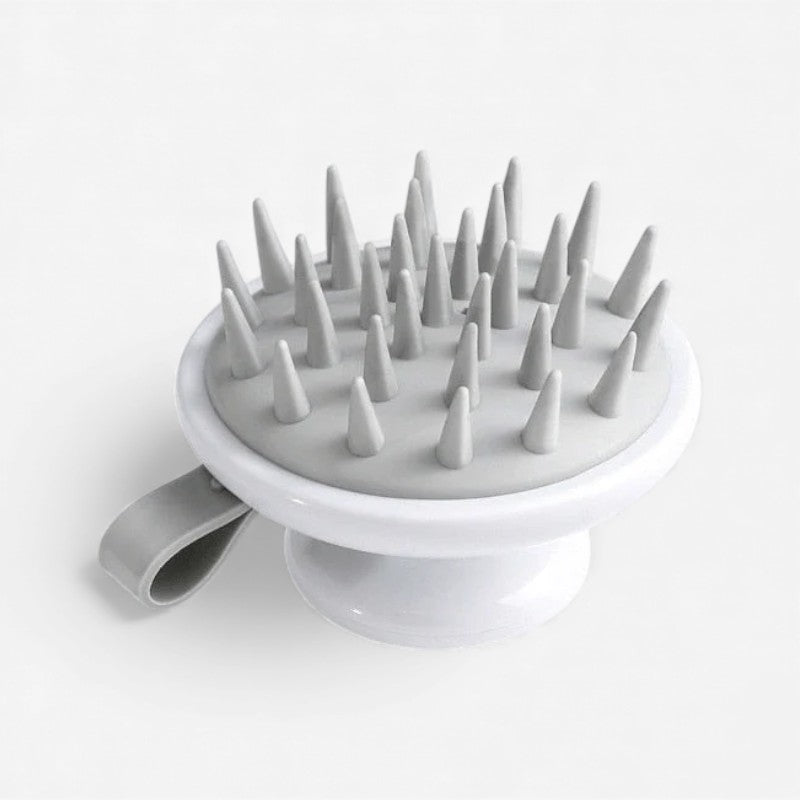 ScalpEase – Manual Scalp Massage Brush with Round Bristles