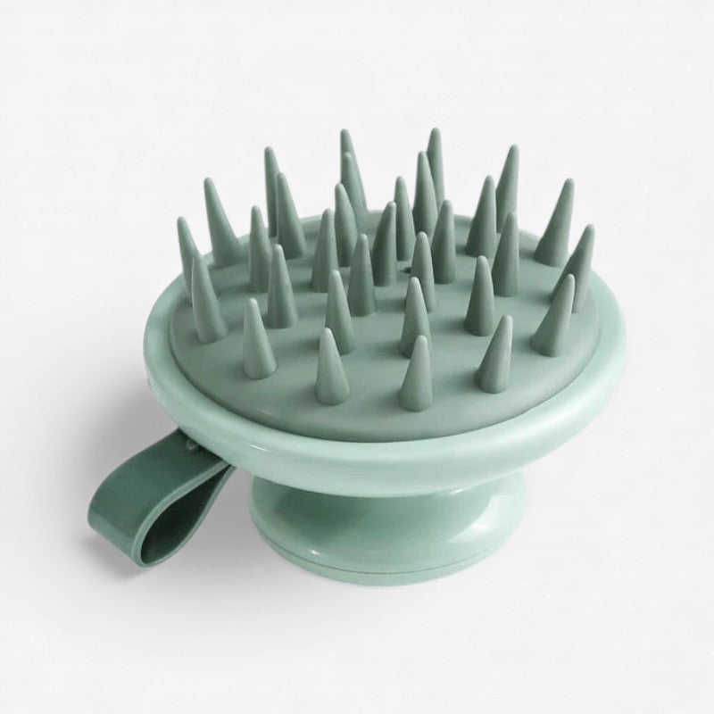 ScalpEase – Manual Scalp Massage Brush with Round Bristles