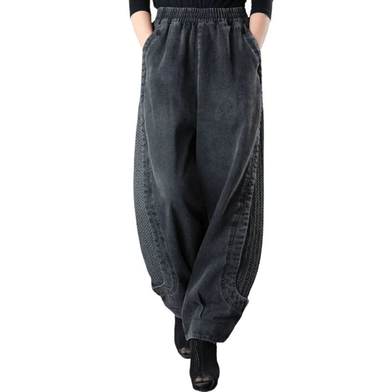 Guusje – Broek met Hoge Taille en Zijzakken Velani