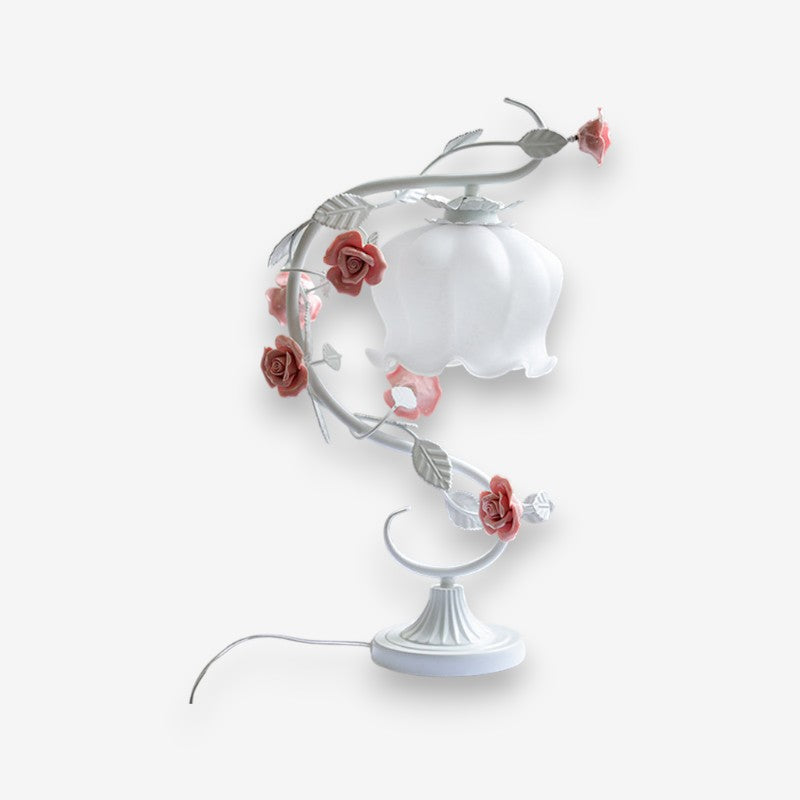 RoseLume – Table lamp with a delicate rose design