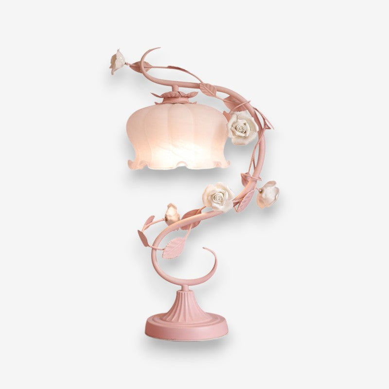 RoseLume – Table lamp with a delicate rose design
