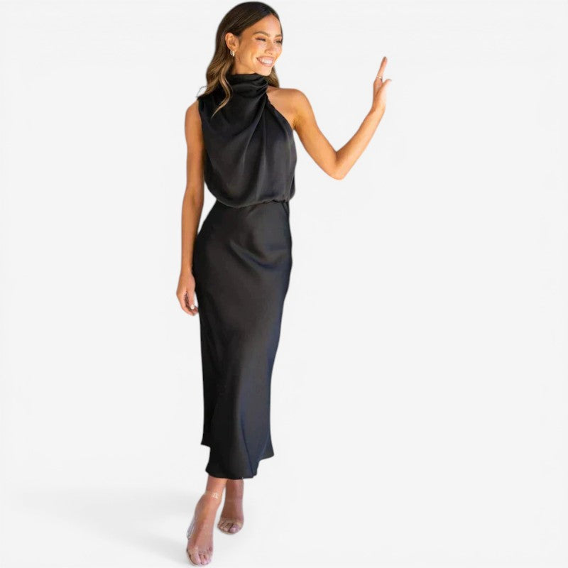 Women’s Halter Neck Midi Dress