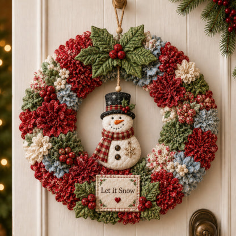 Wreathmas - 3D Christmas Wreath DIY Kit in Fabric