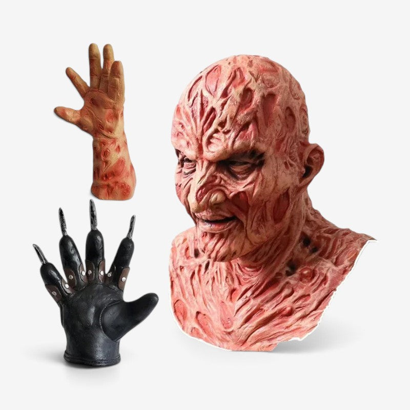 BurnShade Horror Mask with Sculpted Details