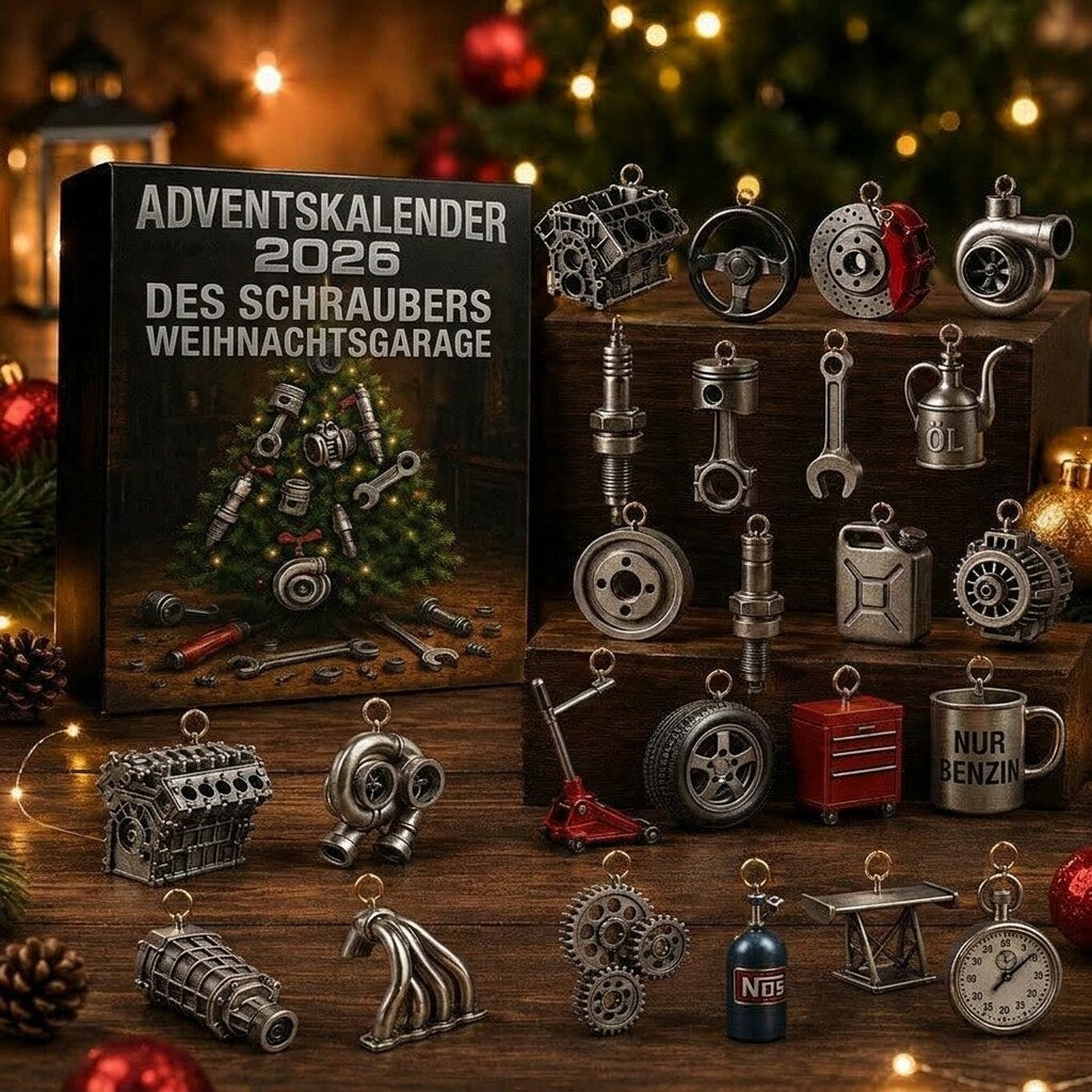 GearVault - Automotive Workshop Advent Calendar with 24 Metal Miniatures