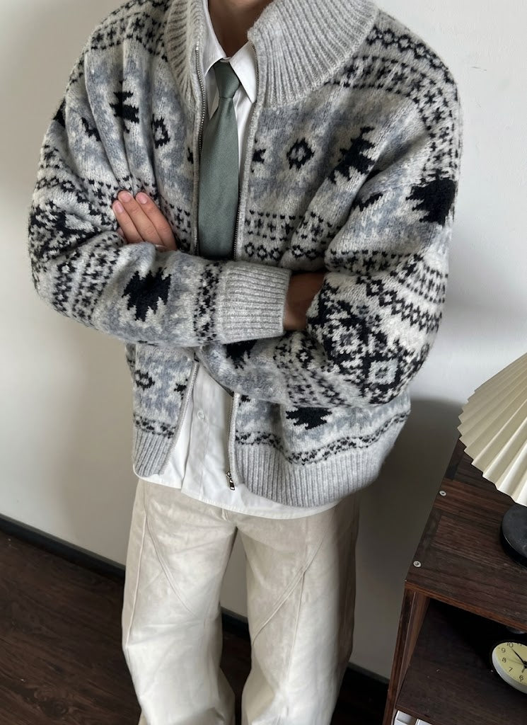 Liam – Men's Button-Down Sweater