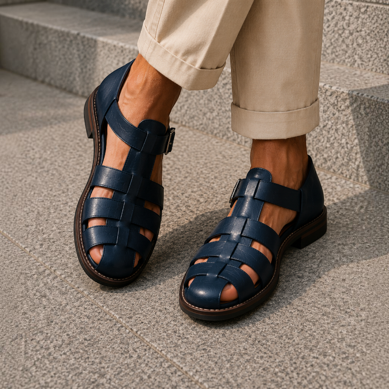Men's Breathable Round Toe Slip-On Shoes